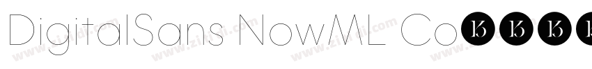 DigitalSans NowML Co字体转换